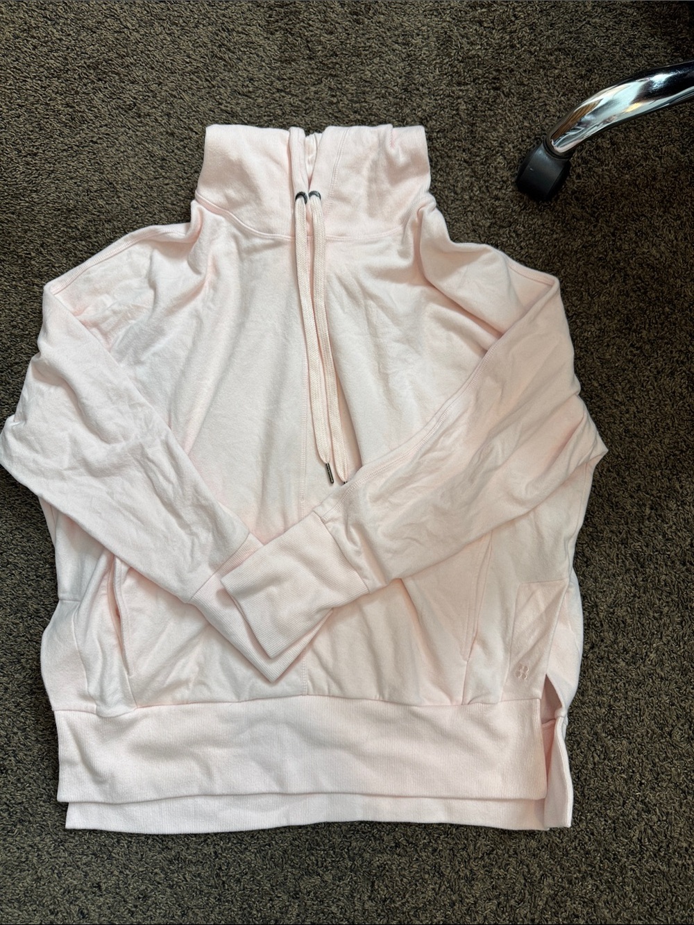 Sweaty Betty Pale Pink  Pullover Hoodie